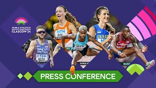 Livestream  World Athletics Indoor Championships Glasgow 24 Press Conference [upl. by Orlanta]