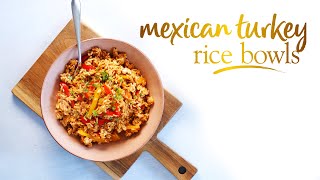 Slimming World Mexican turkey rice bowls  Full recipe and method in the description below [upl. by Ongun]