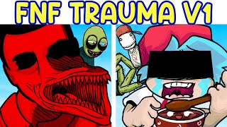 FNF TRAUMA V1  Internet Horrors Thursday Night Trauma Cancelled Build [upl. by Nodroj]