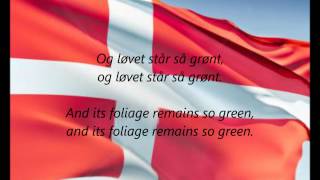 Danish National Anthem  quotDer Er Et Yndigt Landquot DAEN [upl. by Rosinski]