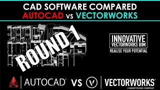 Vectorworks Vs AutoCAD ROUND I USABILITY [upl. by Pitchford253]