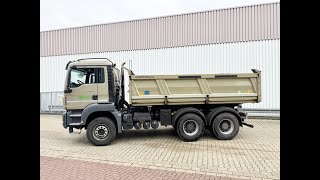 MAN TGS 26460 6X4 BB Bordmatik links [upl. by Colline]