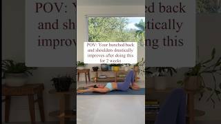 Rounded Shoulders amp Hunched Back  Posture Exercise posture pelvicfloor mobility [upl. by Lednyc]