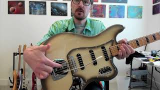 Squier Bass VI Antigua 3 Issues from the factory [upl. by Aicirtel]