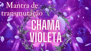 MANTRA DE TRANSMUTAÇÃO 💜 CHAMA VIOLETA 🌿 LIMPEZA ENERGÉTICA E CALMANTE ARCANJOS EZEQUIEL E AMETISTA [upl. by Etennaej]