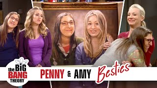 Penny and Amy Moments  The Big Bang Theory [upl. by Llevel]