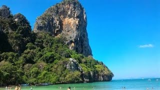 Railay Beach Thailand A walking tour Must watch till end [upl. by Lahcear509]