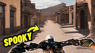 EXPLORING A MEXICAN GHOST TOWN ON MY MOTORCYCLE [upl. by Philender]