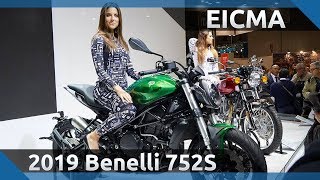 2019 Benelli 752s  2018 EICMA [upl. by Tumer]