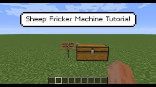 Sheep Fricker Machine  Minecraft Tutorial [upl. by Barbuto96]