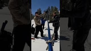 Snow Survey Southern Sierra at 300  Flood Risks high [upl. by Rafaelia560]