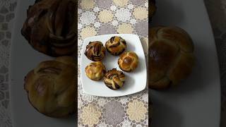 Chocolate Braided Bread  Mini Babka  shortsfeed dessert braidedbread babka [upl. by Prudy68]