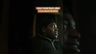 Kodak Black calls future about his lyrics tiktok rappers uzihiphop kodakblack future [upl. by Meenen]