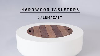 Beautifully Crafted Hardwood Tabletops  Lumacast [upl. by Uziel]