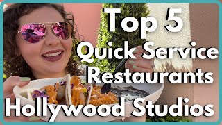 Ranking the Top 5 Quick Service Restaurants at Disneys Hollywood Studios [upl. by Ellehsyt]