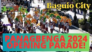 Panagbenga 2024 Grand Opening Day Parade  Session Road Baguio City [upl. by Marlie]