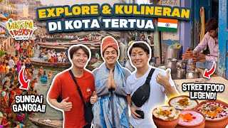 EXPLORE amp KULINERAN DI KOTA TERTUA INDIA ADA KEJADIAN NGAKAK 😂  WORLD TRIP 24 [upl. by Leahey285]