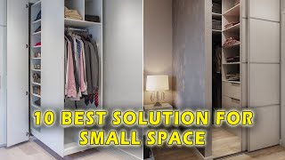 TOP 10 Walk In Closet For Small Bedroom  Small Space Interior Design And Home Decor Ideas [upl. by Anait]