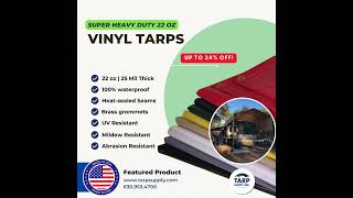 Super Heavy Duty 22 oz Vinyl Tarps [upl. by Grannias]