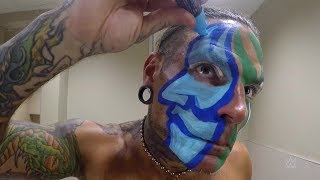 Timelapse video of Jeff Hardy applying his face paint [upl. by Dedie]