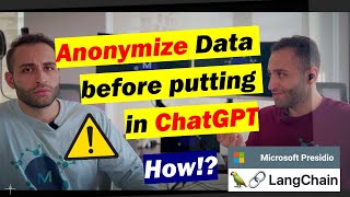 How to Anonymize Your Data Before Putting in ChatGPT  LangChain  Presidio [upl. by Shiri]