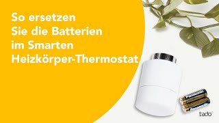 So ersetzen Sie die Batterien im Smarten Heizkörper Thermostat [upl. by Ibrahim]