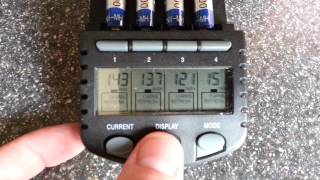 True capacity of BTY 1000 AAA rechargeable batteries Voltcraft Ipc1L test [upl. by Greenwell786]