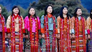 Zhungdra Dance RAPA  Traditional Bhutanese Dance  Bhutanese Dance Song [upl. by Eitten]