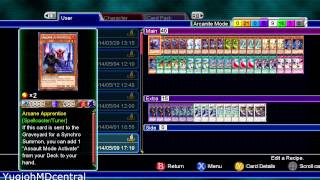 YuGiOh  MD Millennium Duels Arcanite Magician Assault Mode Deck Recipe [upl. by Xeno]