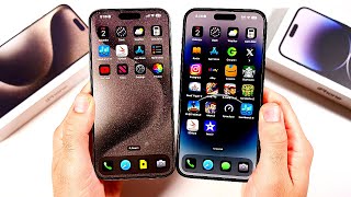 iPhone 15 Pro Max vs iPhone 14 Pro Max 1 Year Later [upl. by Bum]