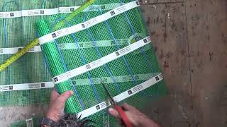 How to Install Floor Heating TempZone Flex Rolls Under Tile with SelfLeveling Concrete [upl. by Angeline]