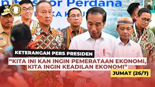 Keterangan Pers Presiden usai Tinjau Kawasan Industri Terpadu Batang Batang Jumat 267 [upl. by Becka702]