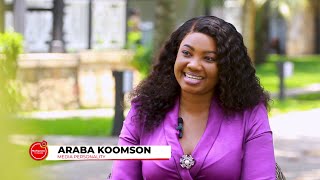 Upclose with Araba Koomson  Media Personality  Mahyease on AdomTV 151123 [upl. by Cerell]