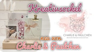 Kreativsockel Charlie amp Paulchen mit Catzi  Produktvorstellung  Dekoideen [upl. by Pastelki]