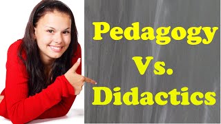 Pedagogy and Didactics [upl. by Artemas285]