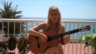 Ibiza Wedding Music  Ibiza Classical Guitarist Claire Wakeman performing Something Stupid [upl. by Apul]