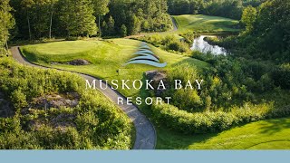 Muskoka Bay Resort Aerial clips [upl. by Borchert]