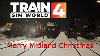 Train Sim World 4 The making of Merry Midland Christmas [upl. by Wiese16]