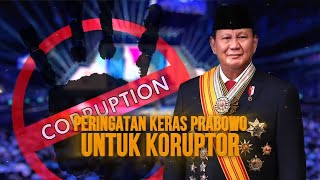 Peringatan Keras Prabowo Untuk Koruptor  Kabar Petang tvOne [upl. by Ahsoyem272]