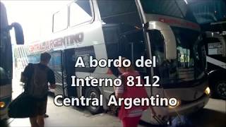 Buses Rosarinos  Terminal Santa Fe a bordo del Central Argentino [upl. by Arriek]