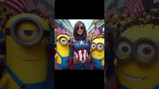 Captain Banana Minion Meets Captain America epicfusion minions avengerminion herofusion [upl. by Costello]