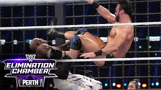 Men’s Elimination Chamber Match WWE Elimination Chamber 2024 highlights [upl. by Lesslie]