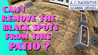 Can I Remove The Black Spots From This Patio [upl. by Diahann]