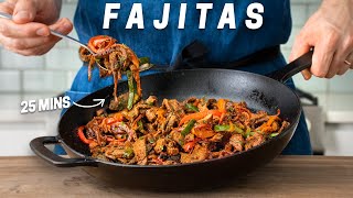 Easy Weeknight Steak Fajitas  WEEKNIGHTING [upl. by Yart174]