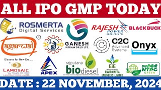 All ipo current gmp all updated gmp c2c ipo gmp🚀Rajesh power rajputana IPO🚀🚀🔥 [upl. by Ruiz]