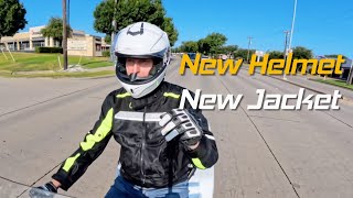 Riding With A New Helmet AND A New Jacket  Cruisemans Motovlogs [upl. by Lek]