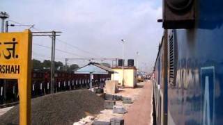 TAMIL NADU EXPRESS ENTERING BALHARSHAH JUNCTION [upl. by Aiveneg]