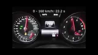 Mercedes CLA 200 Coupé 156 HP Acceleration [upl. by Intyre]