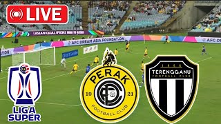 Terengganu vs Perak FC Live Football  Liga Super Malaysia 2024  Perak vs Terengganu gameplay pes [upl. by Atnes826]