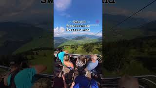 AD • Cabrio Cable Car stanserhorn switzerland shoreexcursion rivercruise rivieratravel cruise [upl. by Odnamla983]